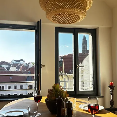 Ruhige-Moderne Wohnung Mit Burgblick Meißen Exterior foto